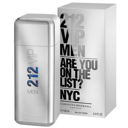 212 Vip Men Carolina Herrera - Perfume Masculino - Eau de Toilette - 100 ml