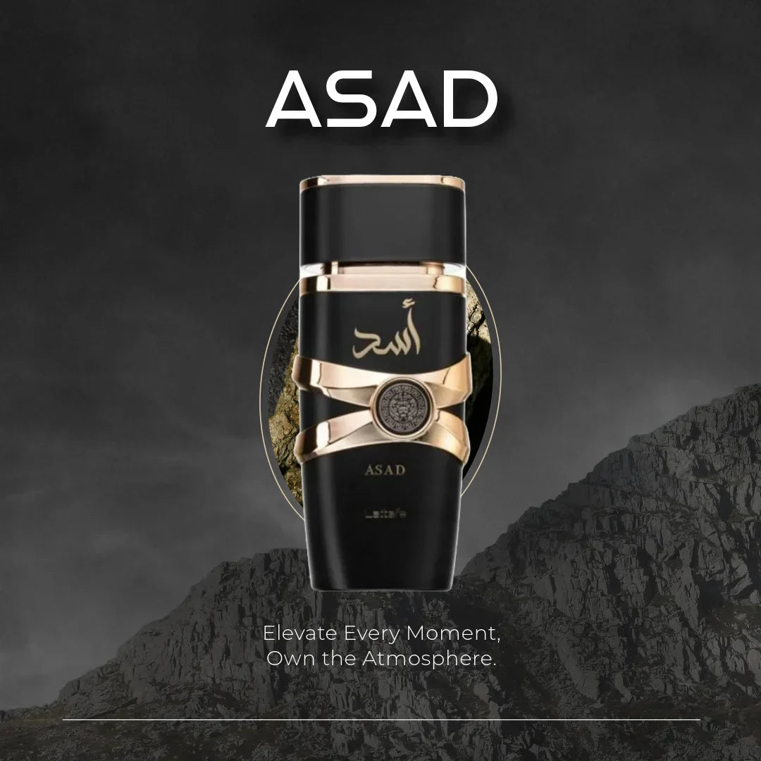 Kit de 2 perfumes Importados - Árabe Lattafa ASAD + 212 VIP BLACK (100 ml) - [BLACK NOVEMBER]
